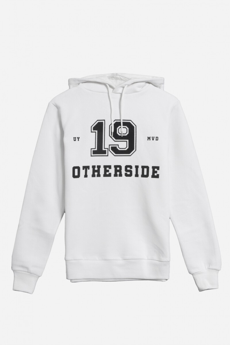 Hoodie estampado - UNISEX - Blanco 