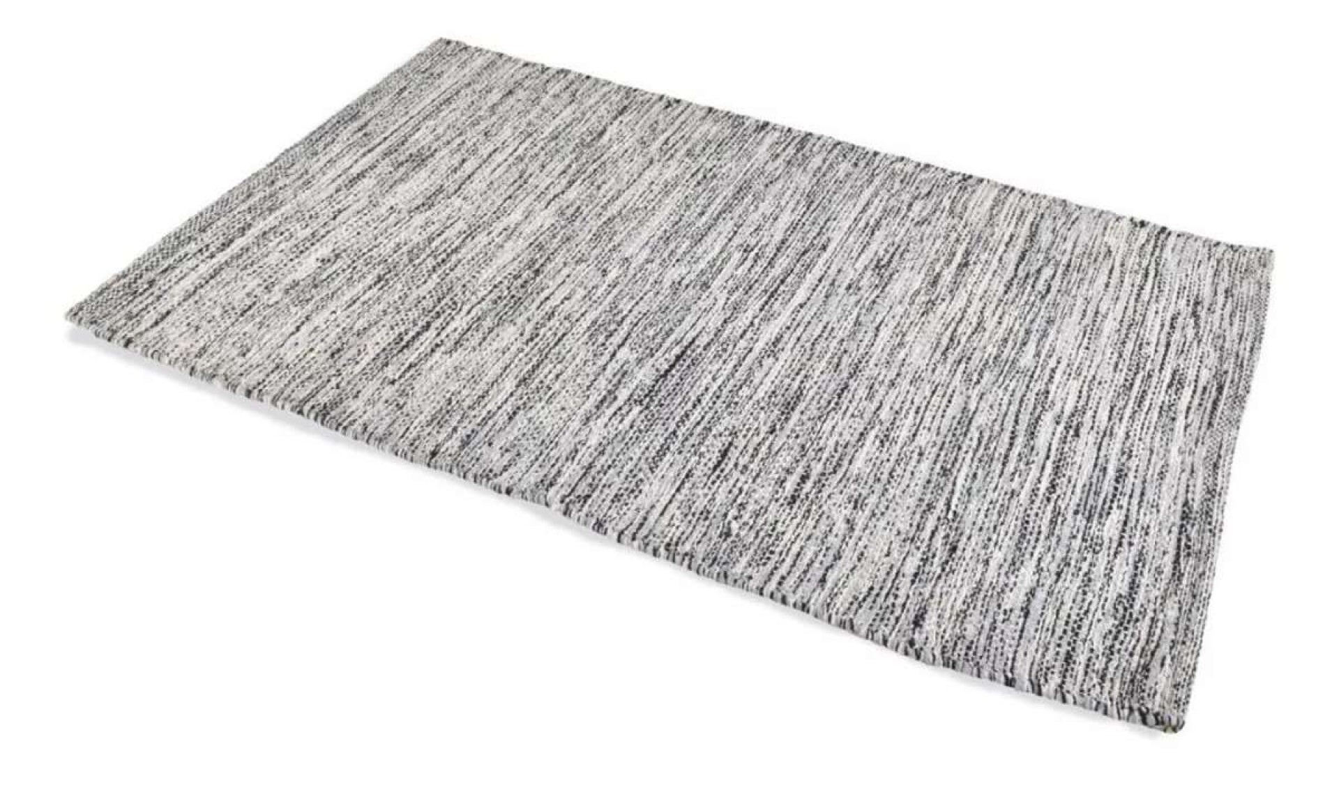 Alfombra Celeste melange 100% Algodón - 50x80 - Celeste 