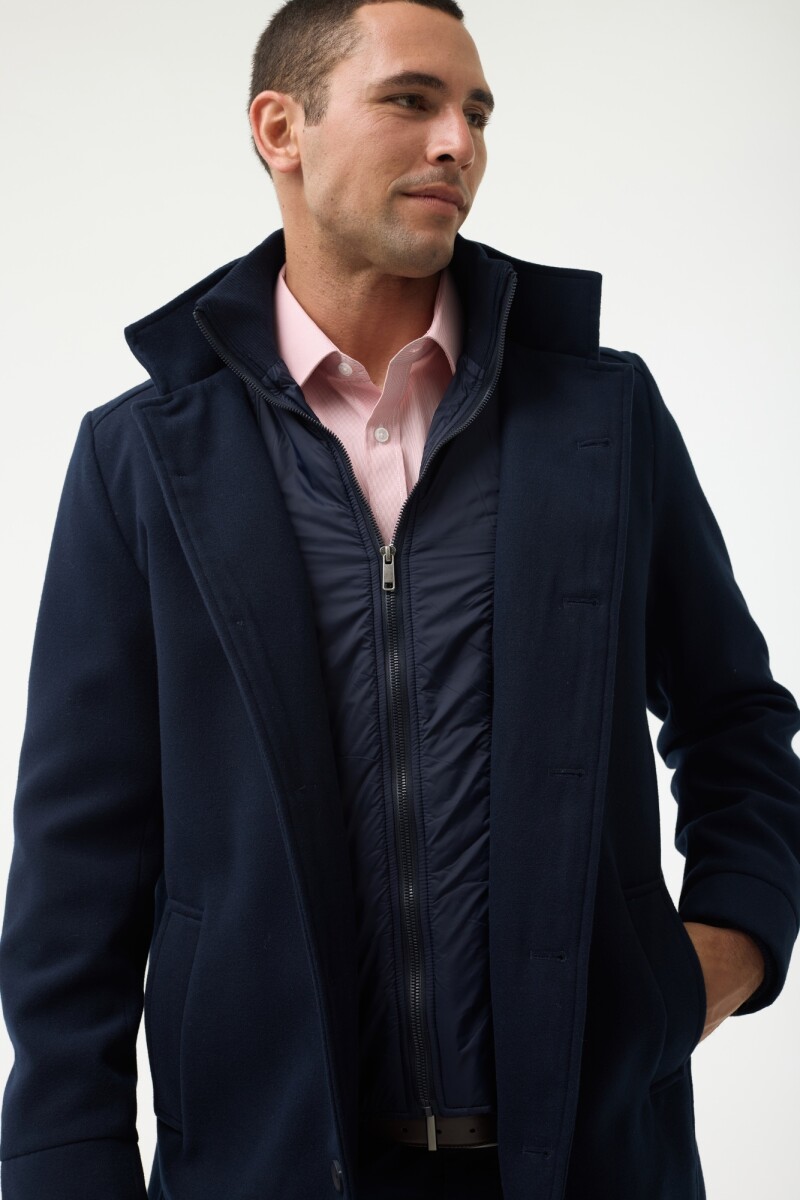 Gaban con pechera desmontable Azul Marino