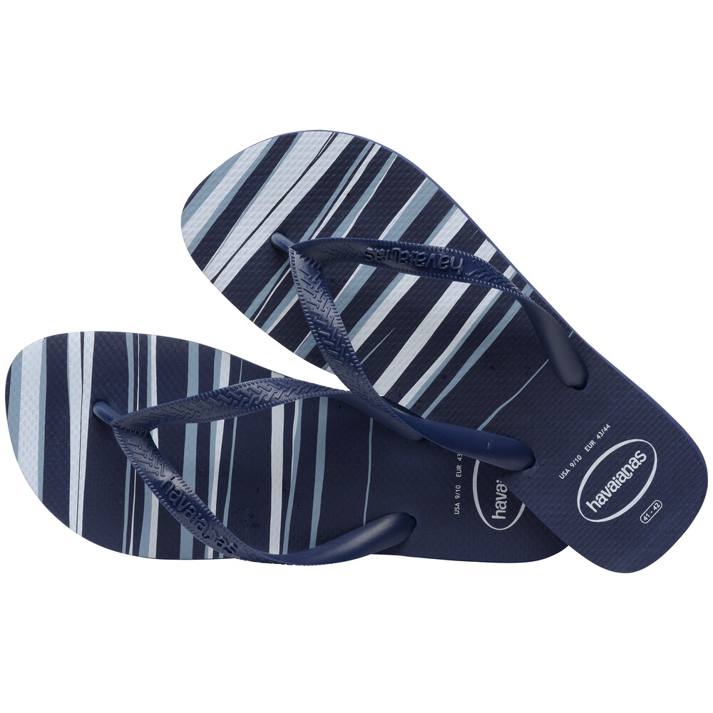 Sandalias Havaianas Top Basic Hombre Marino/Marino/Blanco