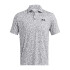 UA Playoff 3.0 Printed Polo-BLU WHT-111