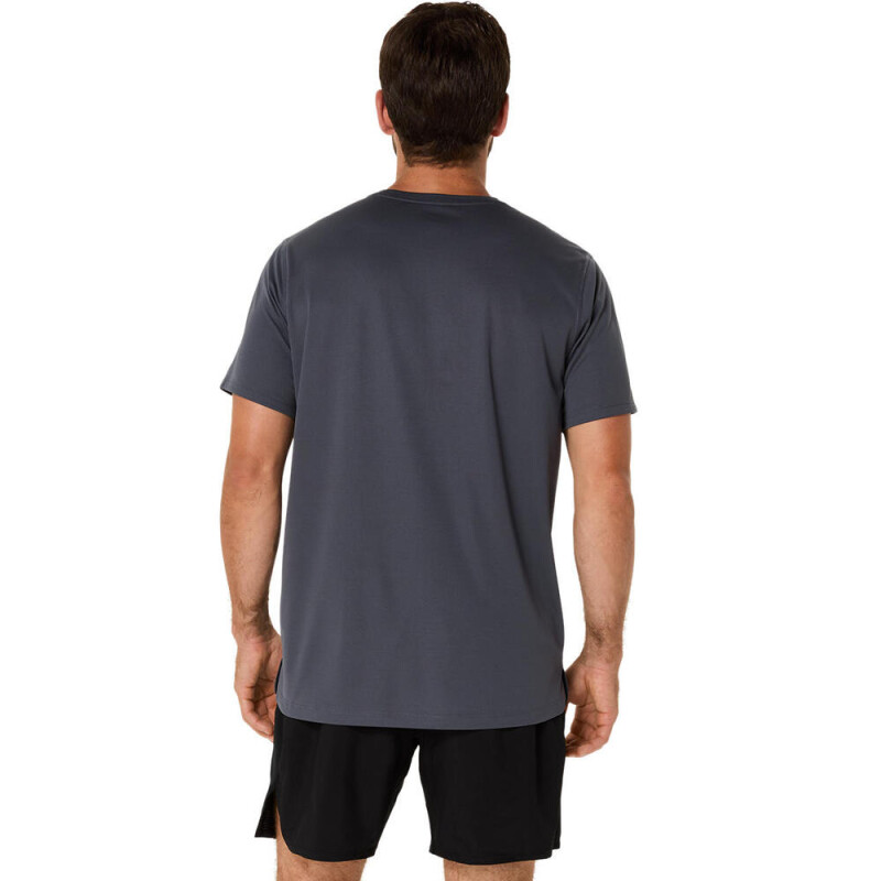 Polo Running Asics Silver SS Top Hombre Carrier Grey