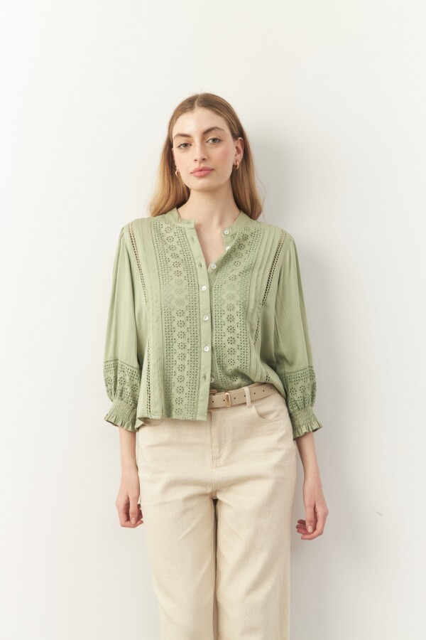 CAMISA ASTRID Verde Hierba