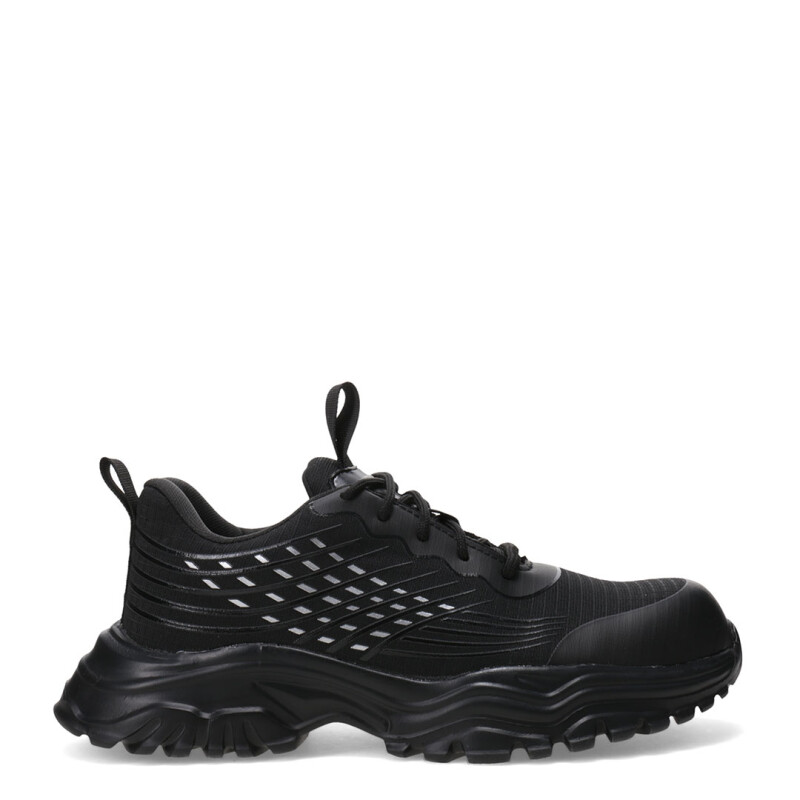 Championes Unisex Worker Acordonado Puntera Composite Negro