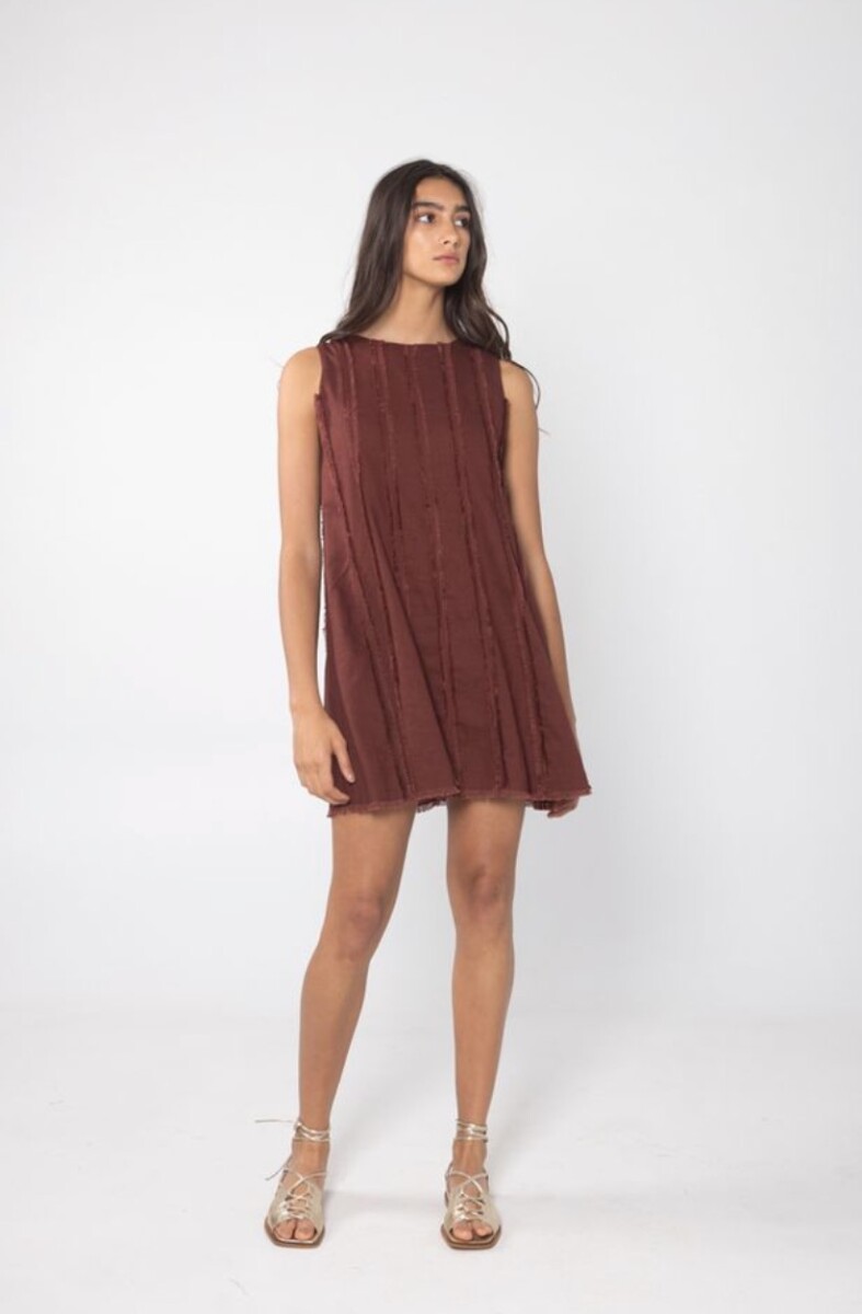 Vestido Tanquin SS25 - Chocolate 