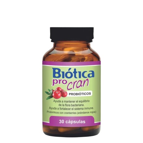 ¡OFERTA IMPERDIBLE! Probióticos Cranberry x 30 Cap Biótica ¡OFERTA IMPERDIBLE! Probióticos Cranberry x 30 Cap Biótica