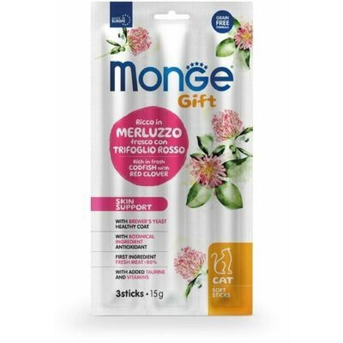 MONGE G SOFTST SKIN COD & RED CLOV 15 GR 
