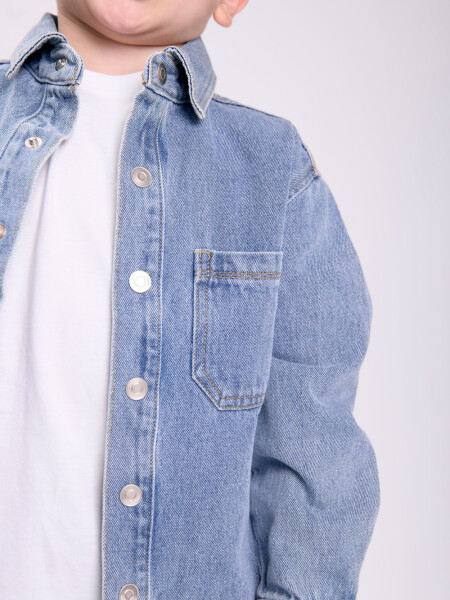 Sobrecamisa jean Azul Claro