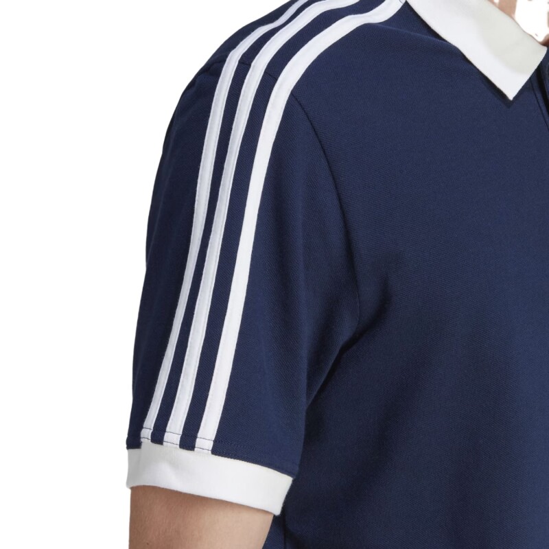 Remera Adidas 3-Stripe Polo - Azul Remera Adidas 3-Stripe Polo - Azul