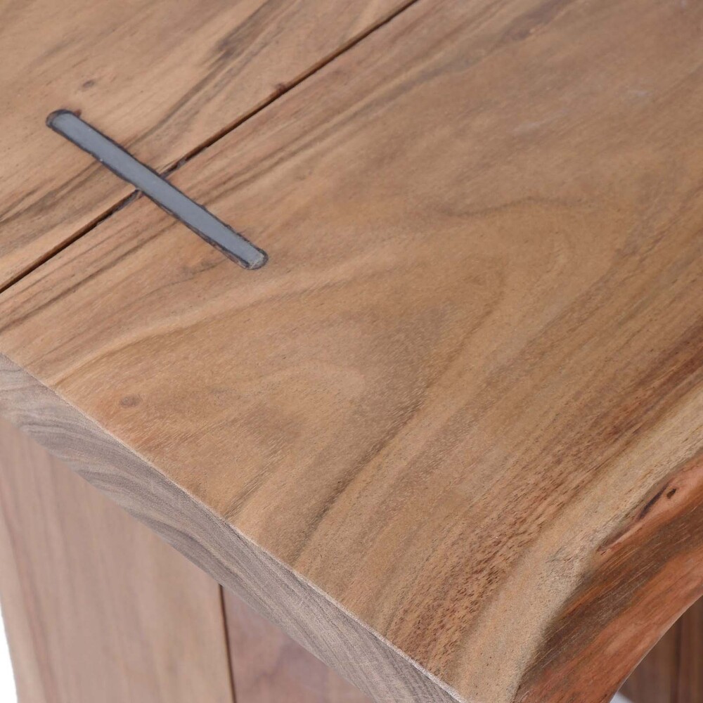 MESA AUXILIAR DE LIVING MADERA NATURAL-BEIGE NEAT NATURAL