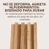 Pack x100 Wpc Simil Madera Wall Panel Lambrin 2.90m x 16.7cm Color Marron Madera