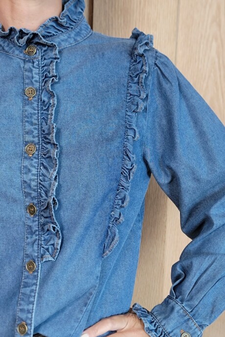 Camisa Uma Denim Azul