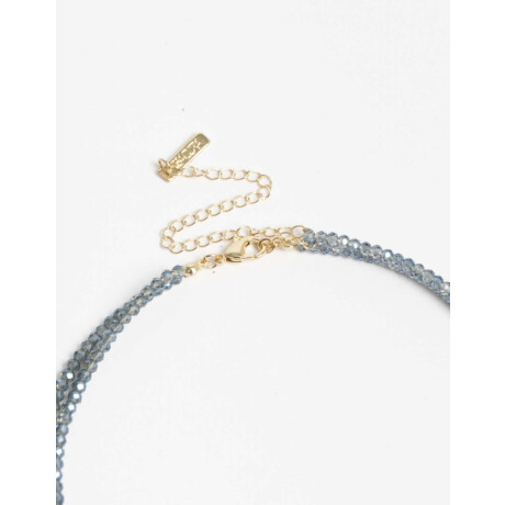 Collar Largo Y Beads Dorado