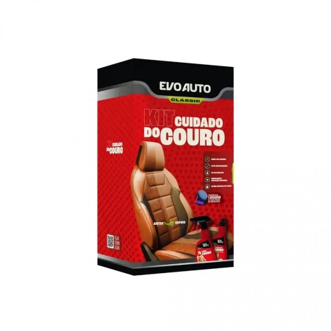 Evo Auto Kit Mantenimiento Cuero Limpieza Hidratacion Aplicador Microfibra X2 Evo Auto Kit Mantenimiento Cuero Limpieza Hidratacion Aplicador Microfibra X2