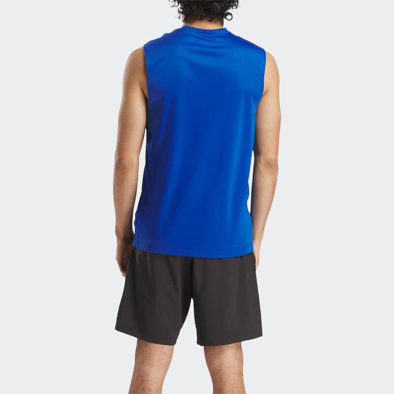 Musculosa Reebok Train Sleeveless Tech Azul