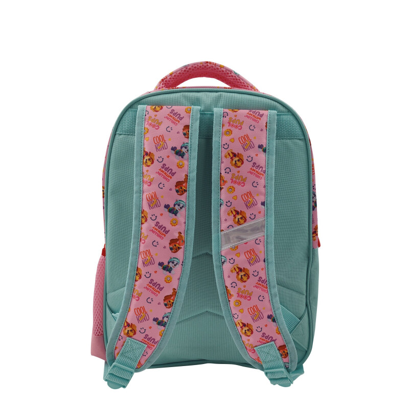 Mochila Paw Patrol Rosado - Rojo - Verde Agua
