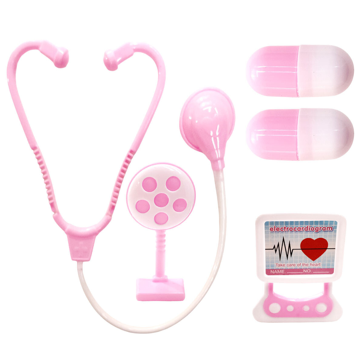OUTLET Set Doctor con accesorios rosado - Outlet Set Doctor Con Accesorios Rosado 