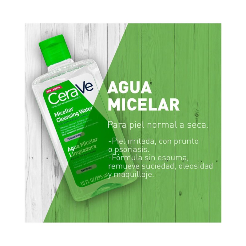 Agua micelar limpiadora CeraVe 295ml Agua micelar limpiadora CeraVe 295ml