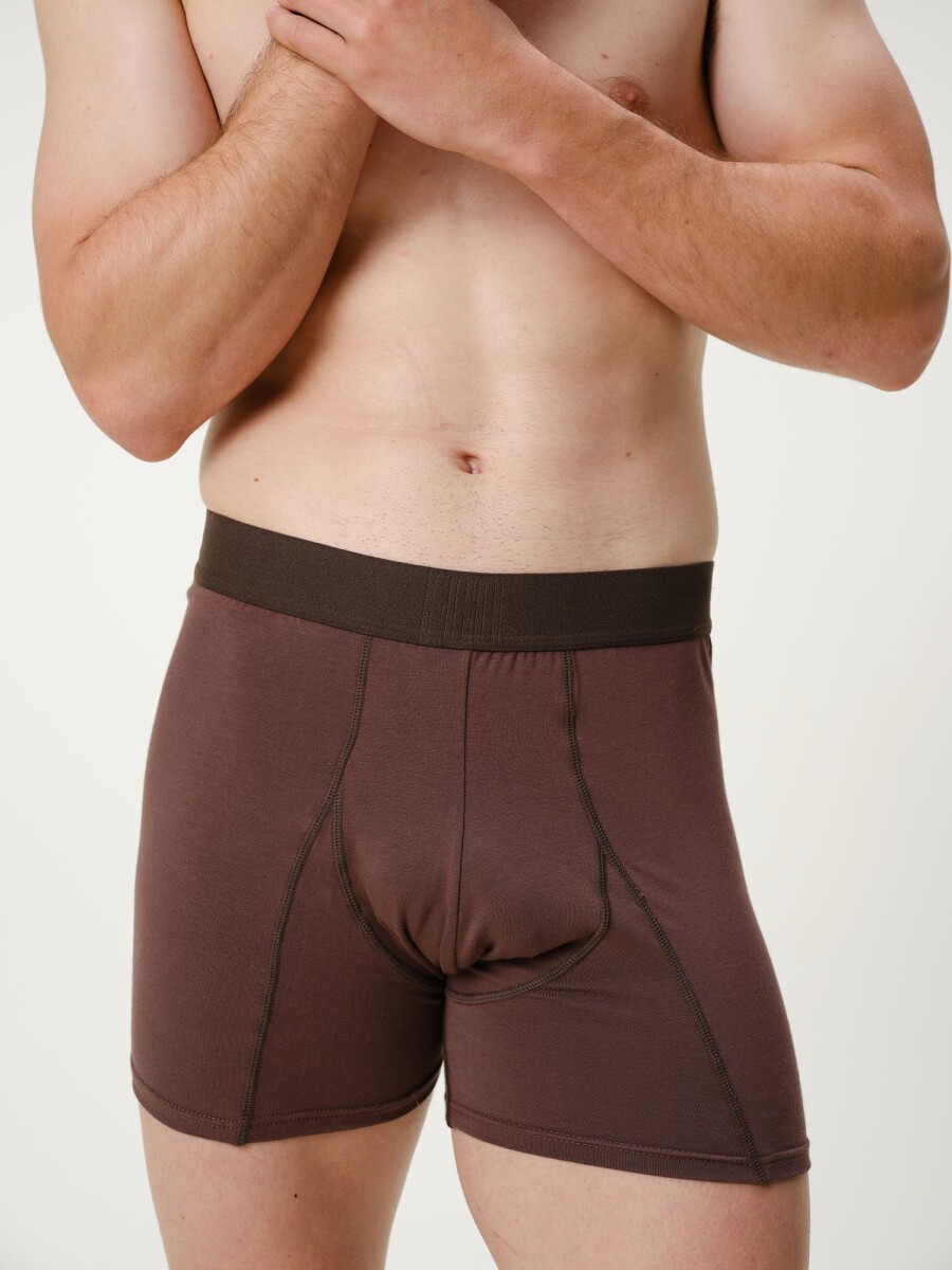 Boxer Algodón - Marron 