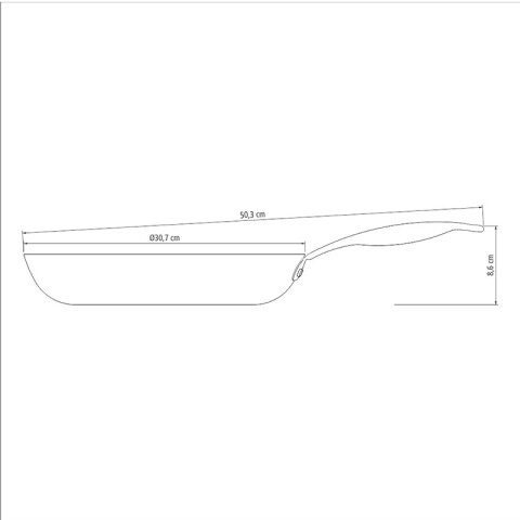 Sartén Ø 30cm. - 3.0 lt. "TRENTO" TR6088