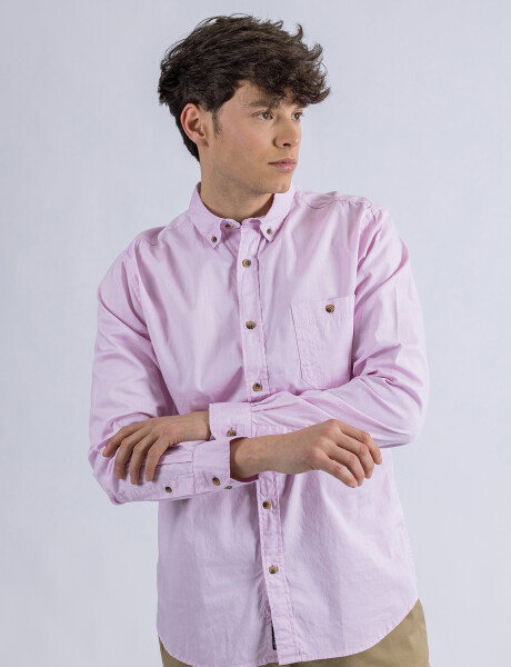 Camisa manga larga UFO Grant rosada M