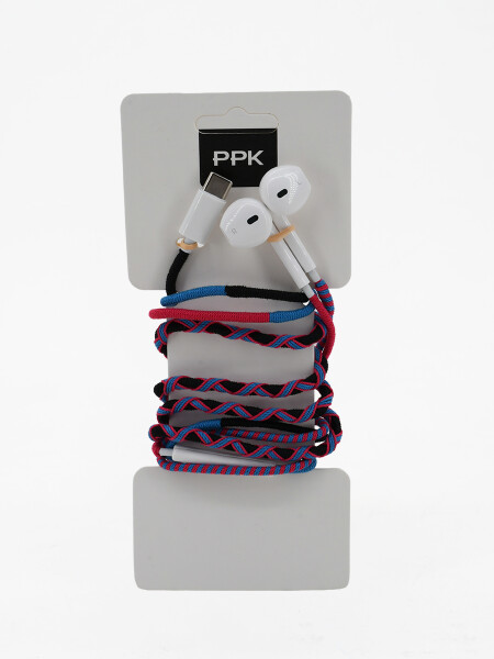 AURICULARES PULSERA MULTICOLOR