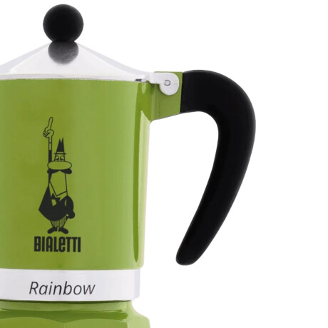 Cafetera Moka Rainbow Verde 270ml 6 Tazas Bialetti Cafetera Moka Rainbow Verde 270ml 6 Tazas Bialetti