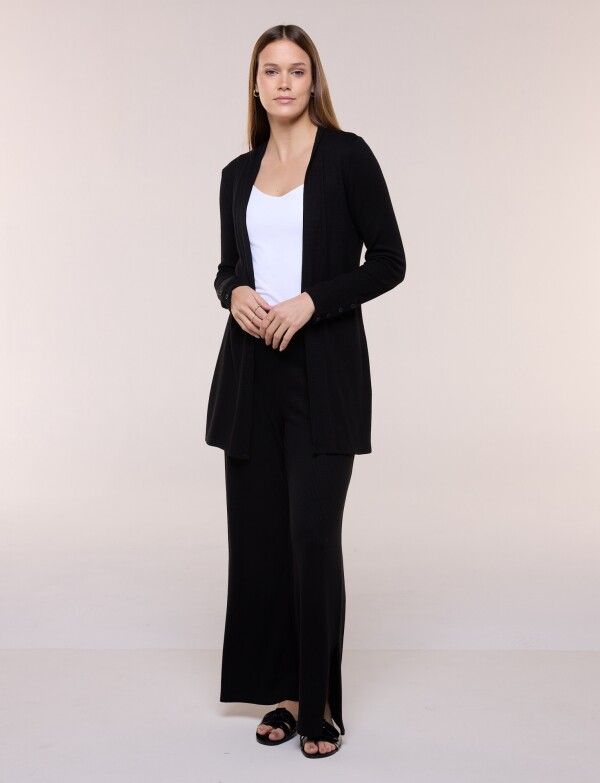 Jogger Flare Con Textura NEGRO