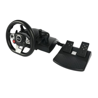 Volante para juegos de carrera con pedales 7 en 1 Volante para juegos de carrera con pedales 7 en 1