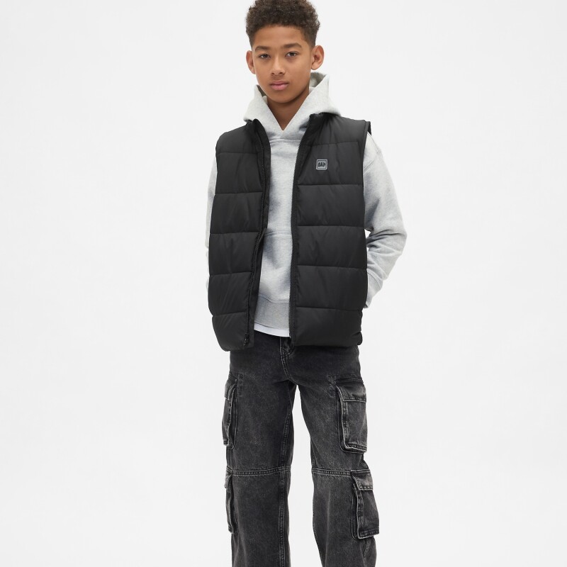 V-FRCH LW LOGO VEST TRUE BLACK V2
