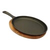 Sartén Ovalado Wayu Hierro Fundido Con Base Parrilla Cocina Sartén Ovalado Wayu Hierro Fundido Con Base Parrilla Cocina