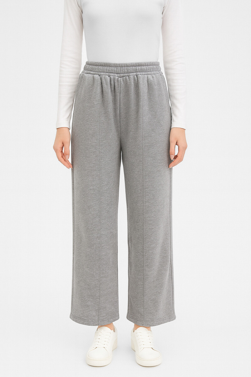 Pantalon Deportivo Listo - Gris Melange 