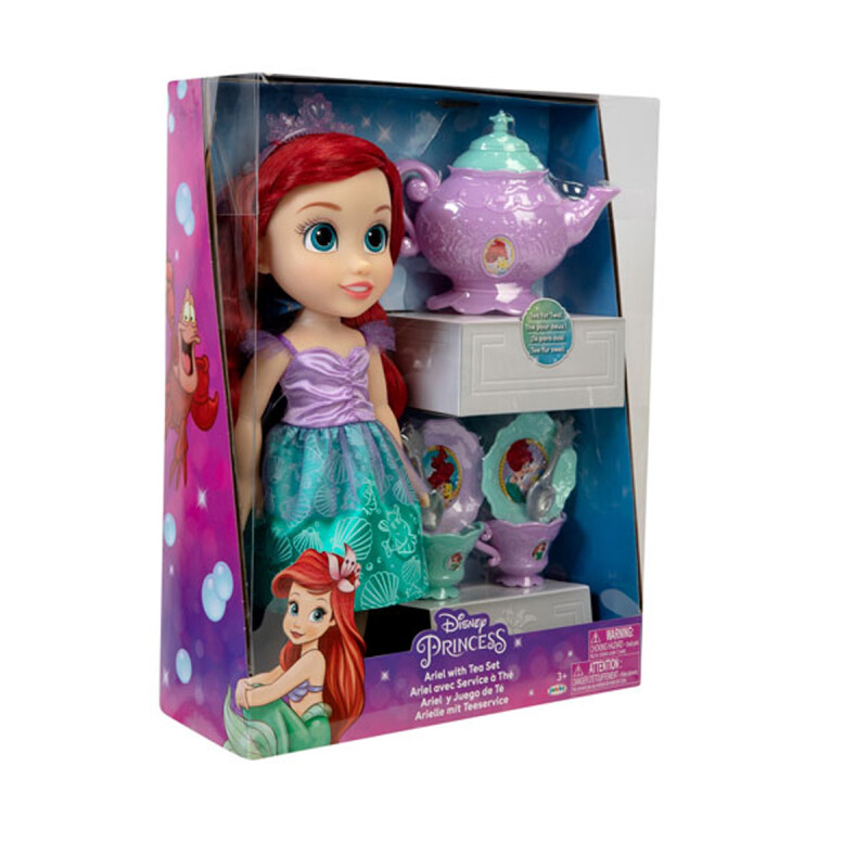 Muñeca Ariel Princesa con Juego de Té Disney Muñeca Ariel Princesa con Juego de Té Disney