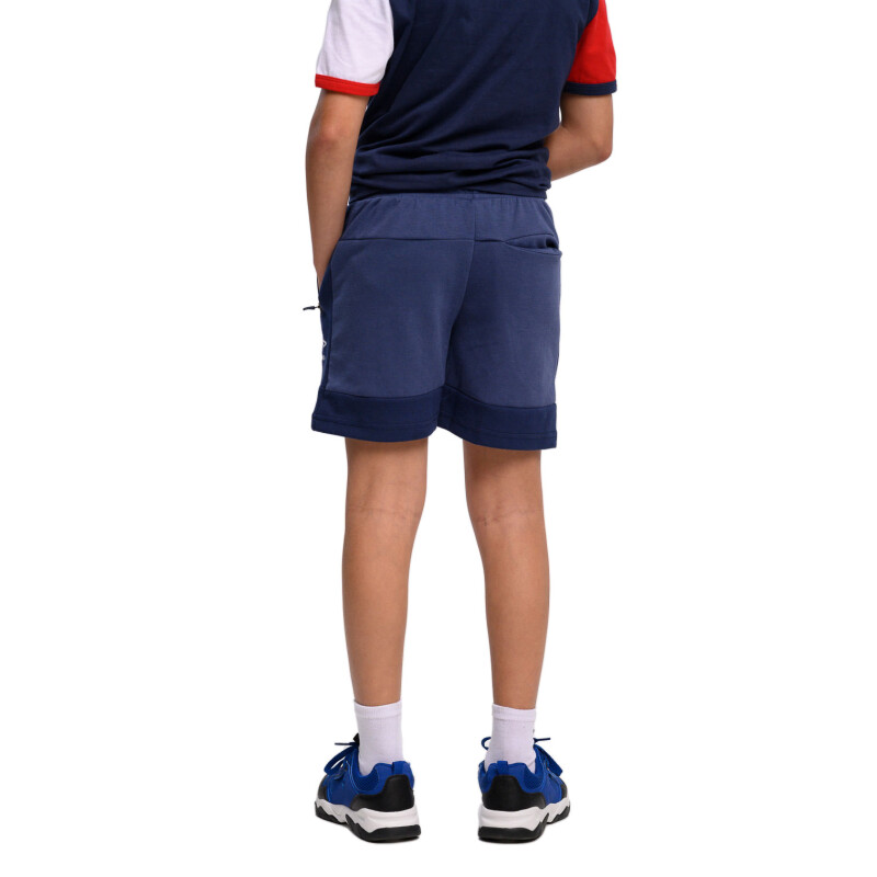 Short Infantil Umbro Patch Nacional Azul Marino - Blanco