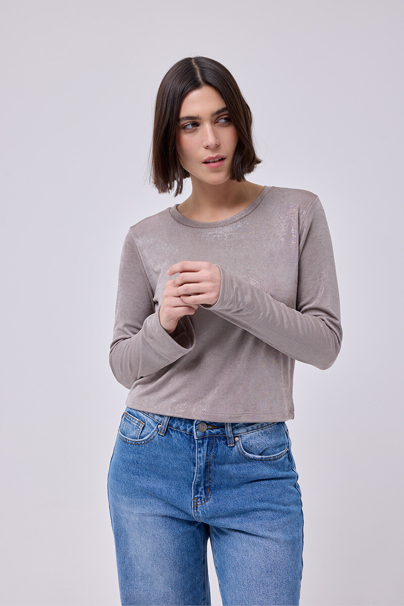 Remera Night - Beige 
