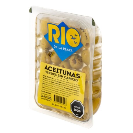 ACEITUNAS BANDEJA VERDES S/CAROZO RIO DE LA PLATA 200 GR 001