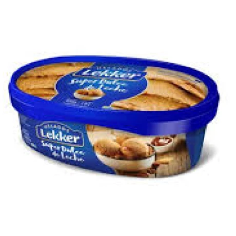 Helado Lekker 900 ml dulce de leche granizado Helado Lekker 900 ml dulce de leche granizado