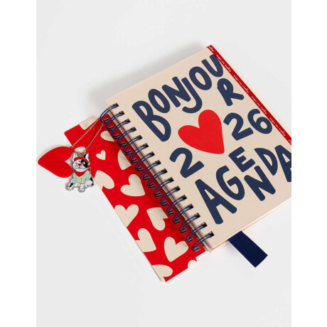 Agenda Bonjour 2026 Combinacion Tricolor