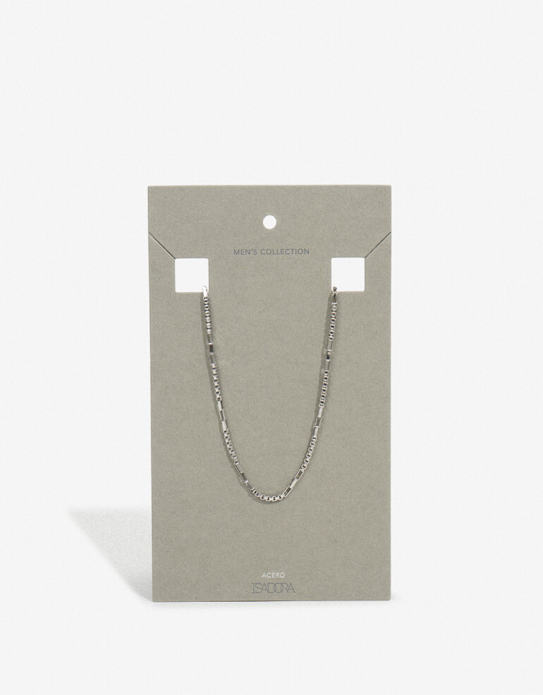 Collares Cortos Metal Collar Corto Men´s Collection - Plateado