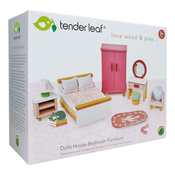 Juguete Muebles Dormitorio Casita Muñecas Tender Leaf Niños Juguete Muebles Dormitorio Casita Muñecas Tender Leaf Niños