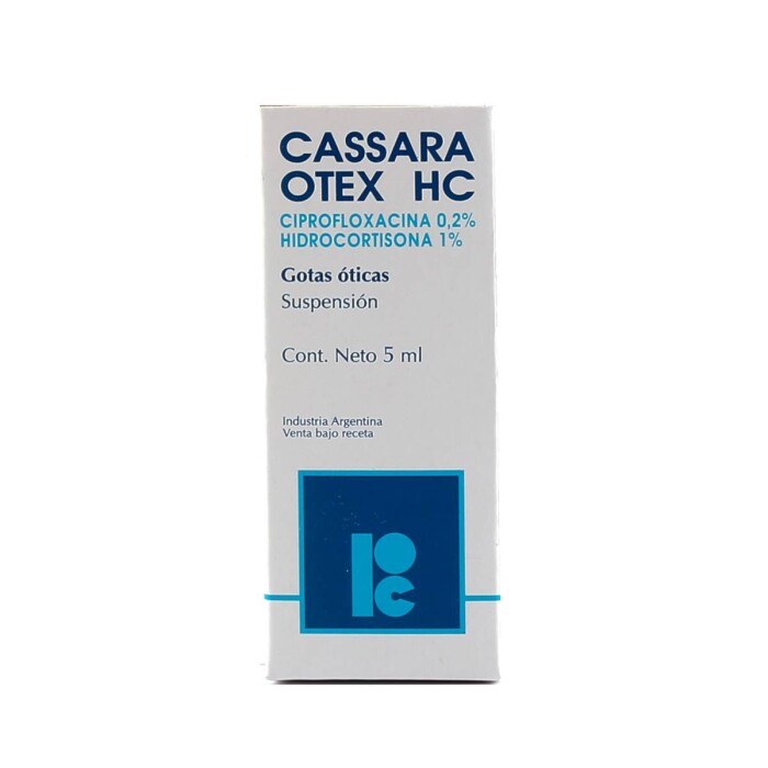 OTEX HC GOTAS OTICAS FRASCO X 5 ML. única