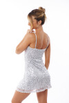 VESTIDO MENCIA PLATEADO