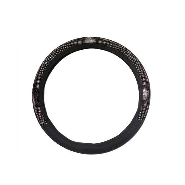 Cubrevolante Color Negro Con Brillos Cubrevolante Color Negro Con Brillos