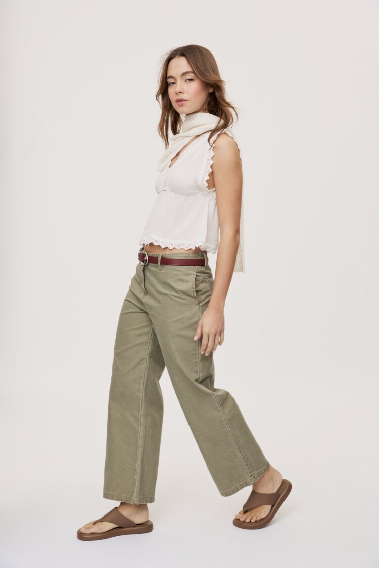 PANTALÓN ROCHA Verde Seco