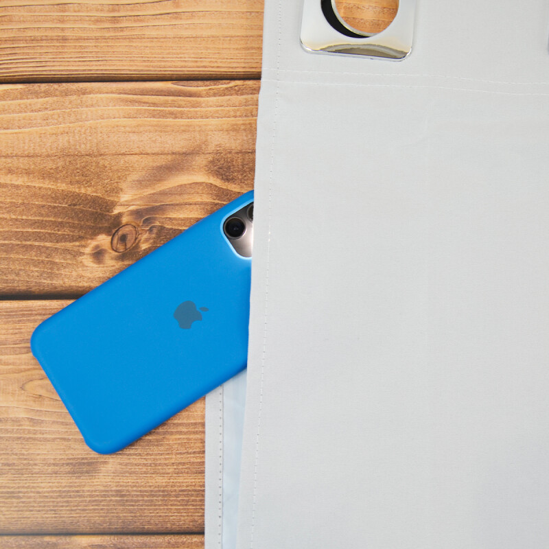 Cortina 100% Blackout set 4 paños 135 x 230 BLANCO