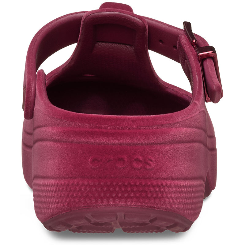 Crocs Classic Clog Mary Jane Velvet Rojo