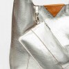 Bolso The Shopping en cuero graneado metalizado Metalizado