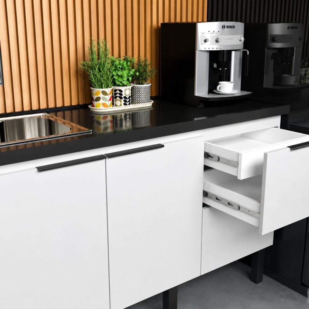 Mueble de cocina bajo mesada Blanco y aéreo 150 cm Cisne Mueble De Cocina Bajo Mesada Blanco Y Aéreo 150 Cm Cisne