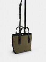 Bolso Tote Con Tachuelas Bolsa Interior caqui