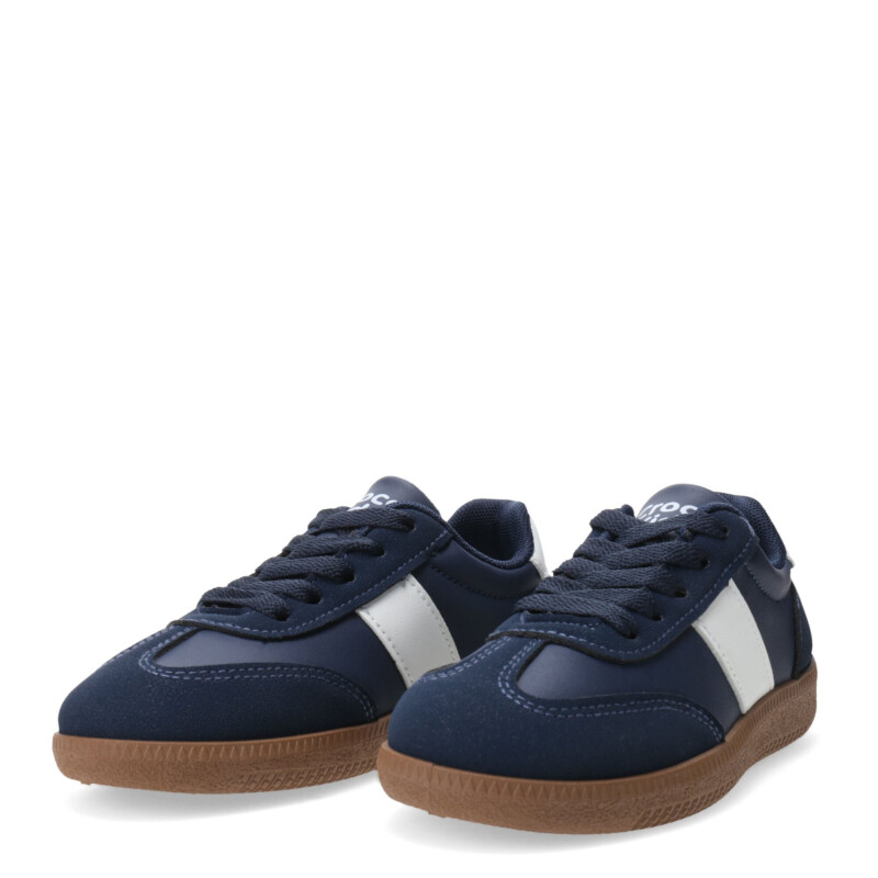 Championes de Niño Croco Kids ZAGA acordonado Azul Marino